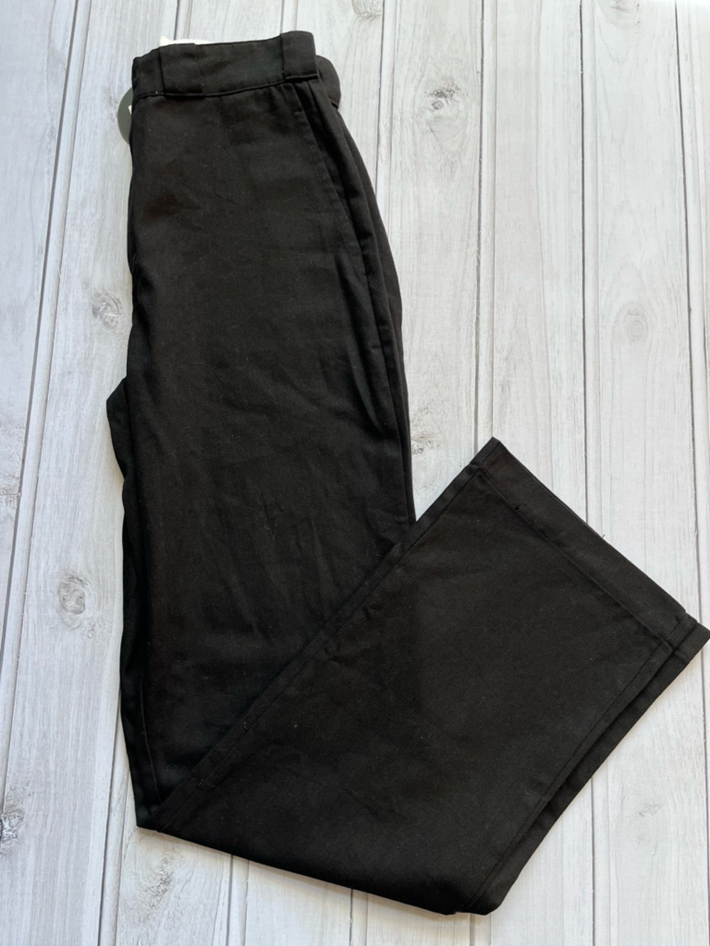 New White Fox Boutique black Take Caution cotton trouser pant. Size XS